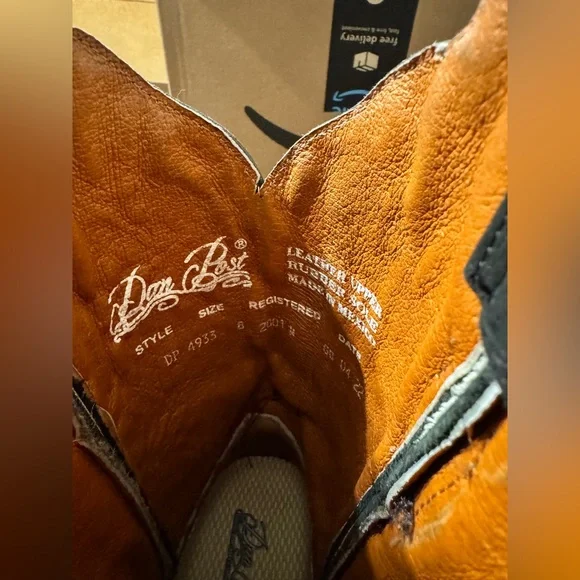 NWT. Size 8 Dan Post Asteria Floral Western Performance Boots- Broad Square Toes - Picture 2 of 7